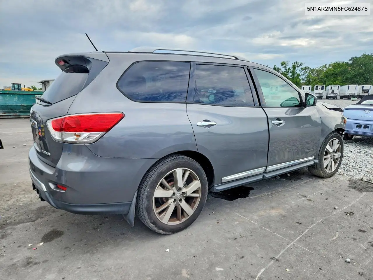 2015 Nissan Pathfinder S VIN: 5N1AR2MN5FC624875 Lot: 55943326