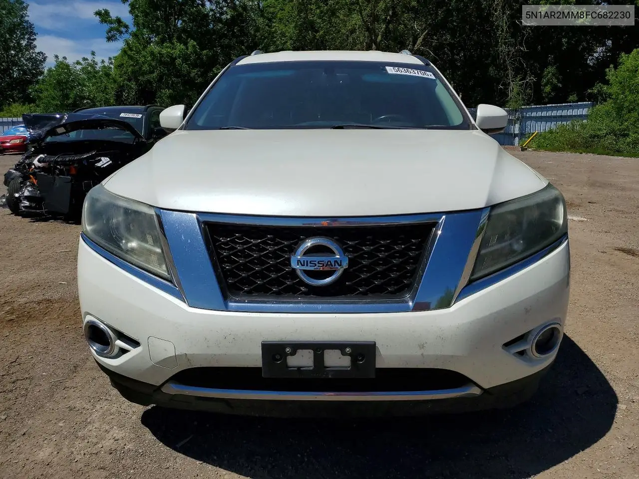 2015 Nissan Pathfinder S VIN: 5N1AR2MM8FC682230 Lot: 56363706