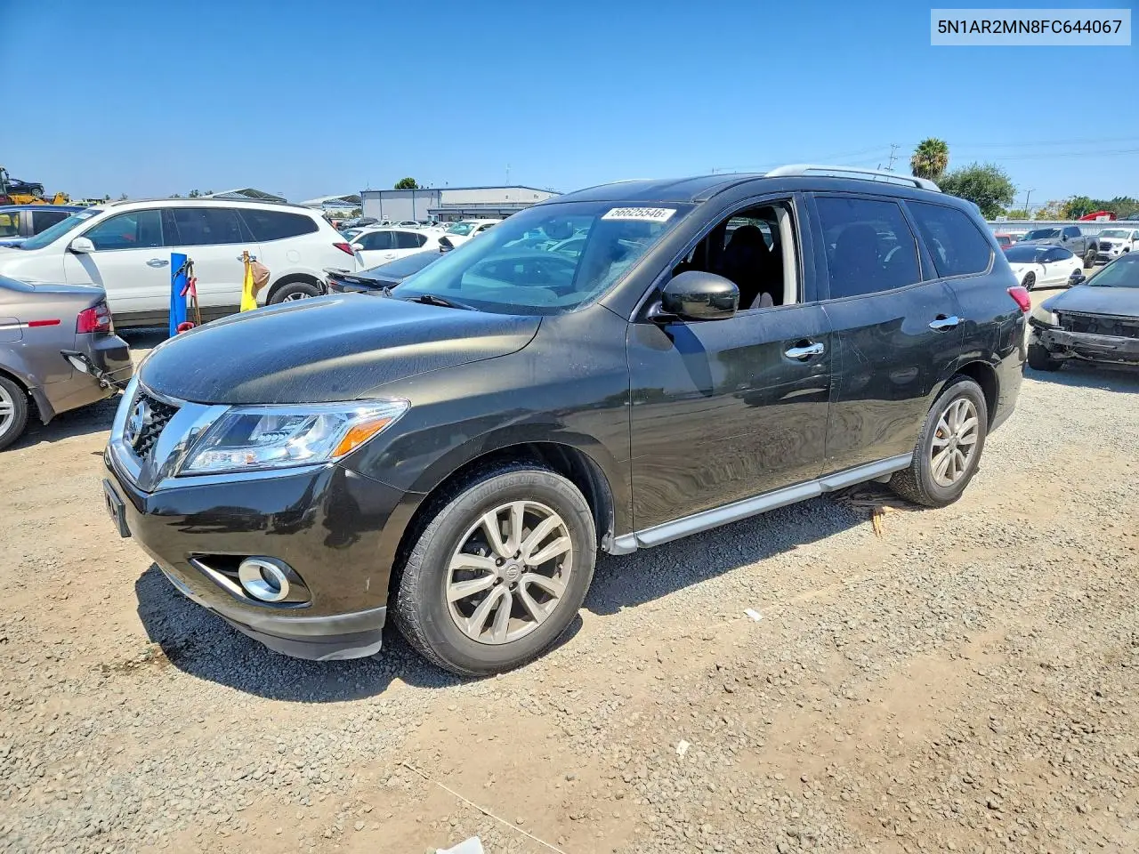 2015 Nissan Pathfinder Sv VIN: 5N1AR2MN8FC644067 Lot: 56625546