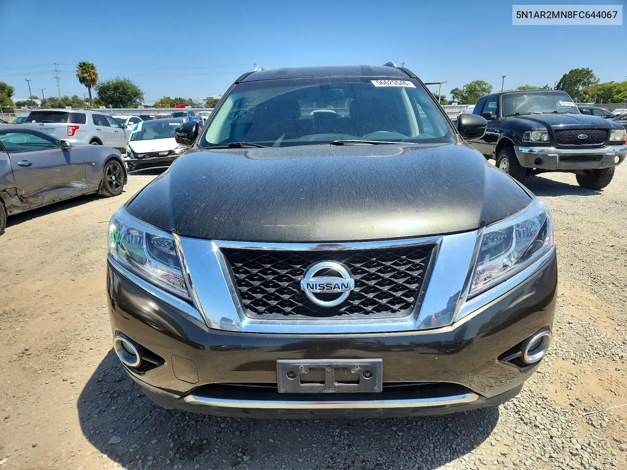 2015 Nissan Pathfinder Sv VIN: 5N1AR2MN8FC644067 Lot: 56625546