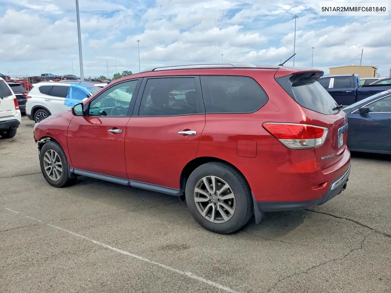 2015 Nissan Pathfinder S VIN: 5N1AR2MM8FC681840 Lot: 56934486