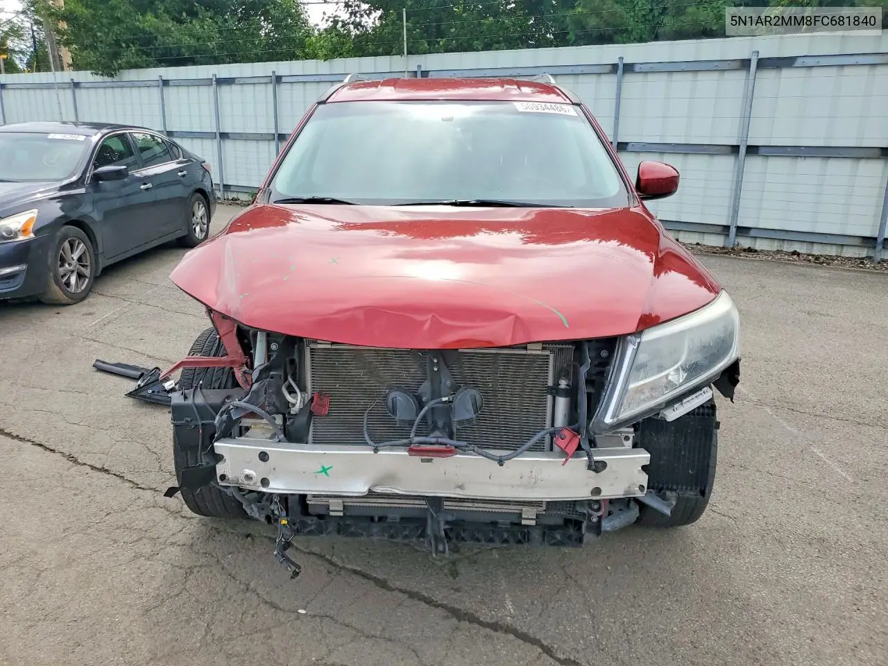 2015 Nissan Pathfinder S VIN: 5N1AR2MM8FC681840 Lot: 56934486