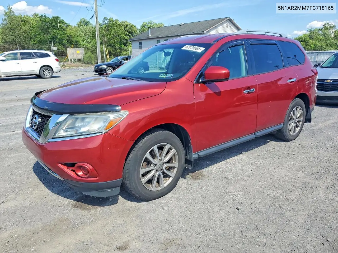 2015 Nissan Pathfinder S VIN: 5N1AR2MM7FC718165 Lot: 57235866