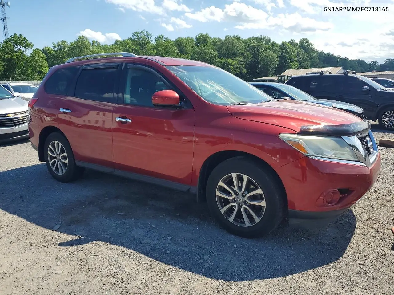 2015 Nissan Pathfinder S VIN: 5N1AR2MM7FC718165 Lot: 57235866