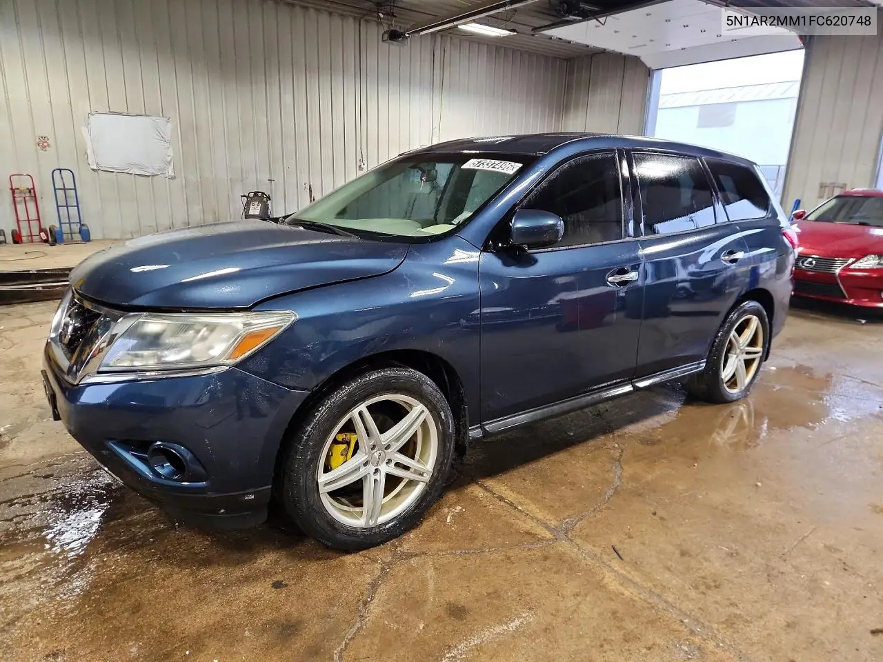 2015 Nissan Pathfinder S VIN: 5N1AR2MM1FC620748 Lot: 57337496