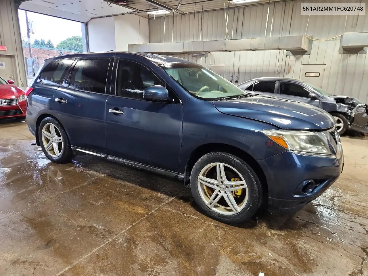 2015 Nissan Pathfinder S VIN: 5N1AR2MM1FC620748 Lot: 57337496