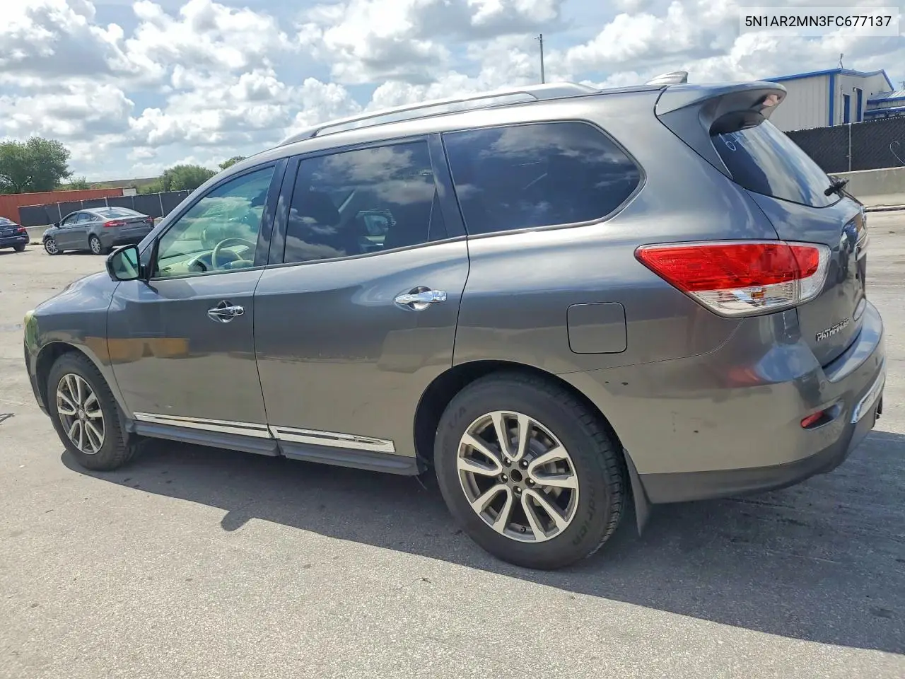 2015 Nissan Pathfinder Sl VIN: 5N1AR2MN3FC677137 Lot: 57390776