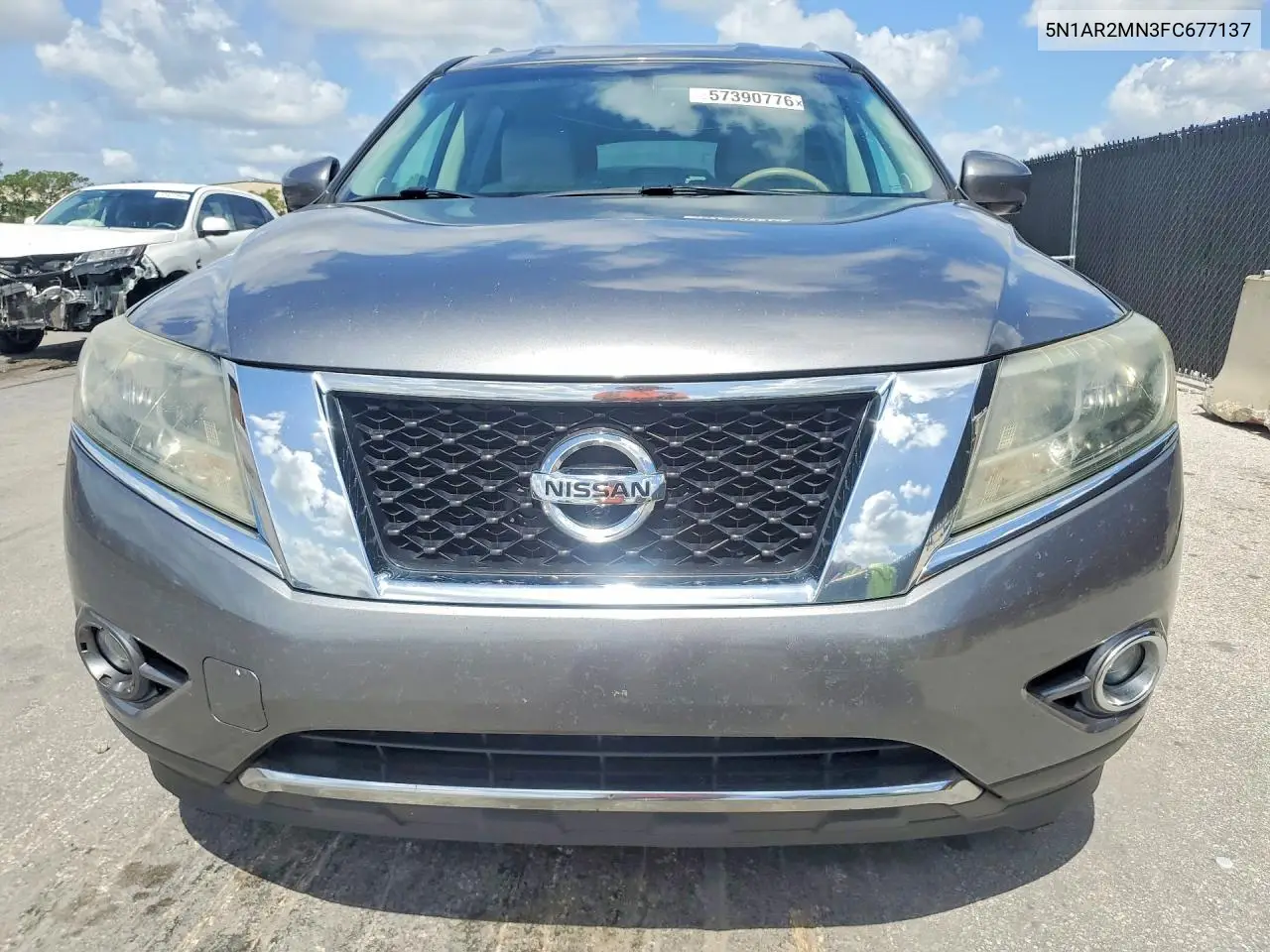 2015 Nissan Pathfinder Sl VIN: 5N1AR2MN3FC677137 Lot: 57390776