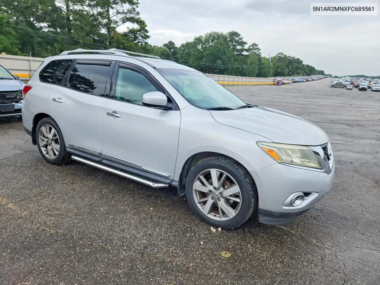 2015 Nissan Pathfinder S VIN: 5N1AR2MNXFC689561 Lot: 57493896