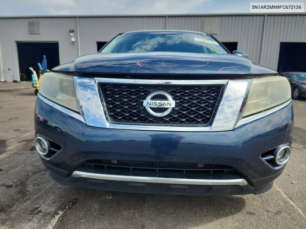 2015 Nissan Pathfinder Sv VIN: 5N1AR2MN9FC672136 Lot: 57499576