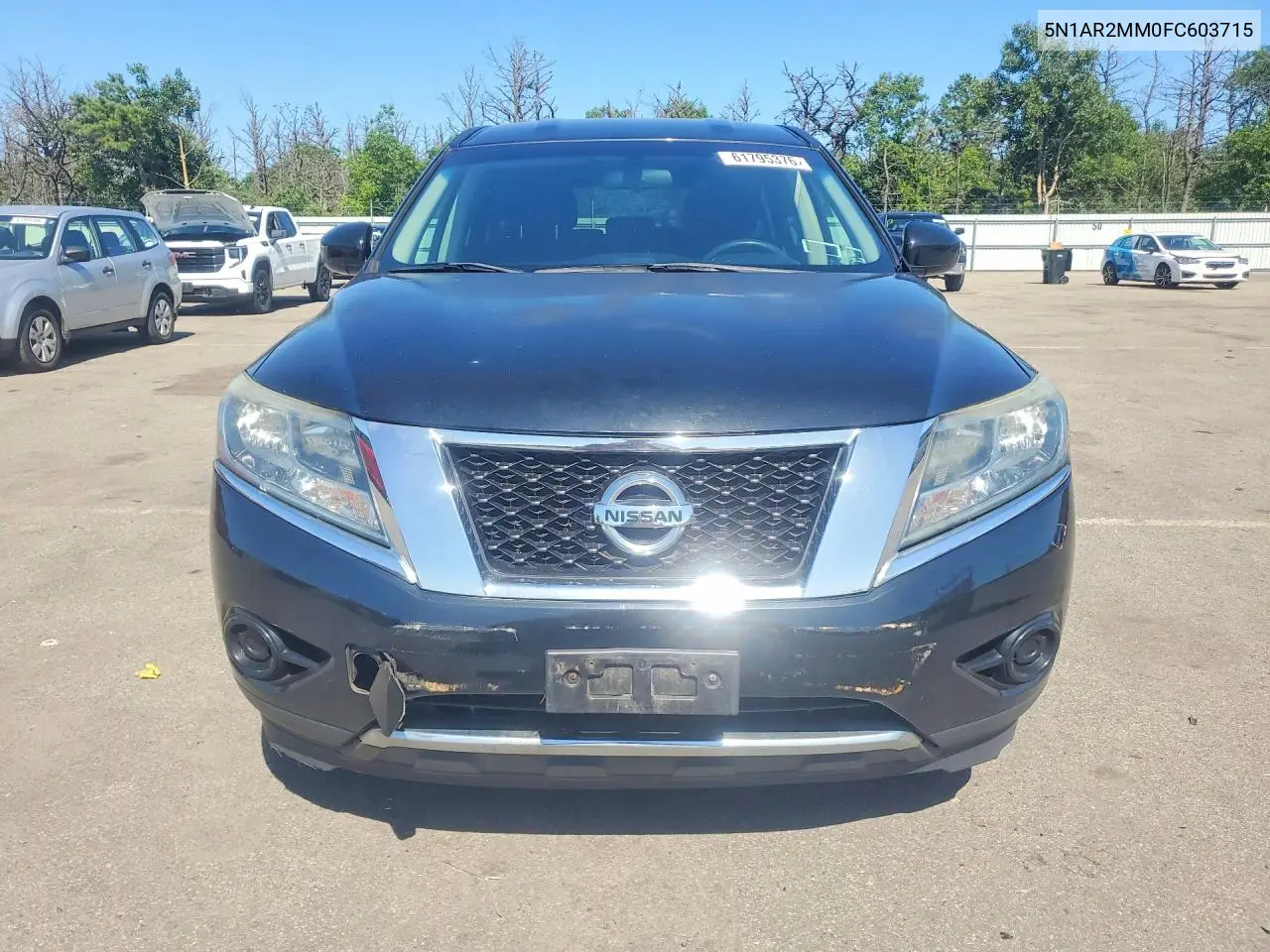 2015 Nissan Pathfinder S VIN: 5N1AR2MM0FC603715 Lot: 61795376