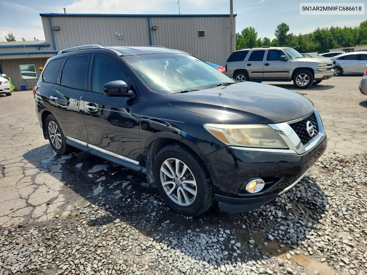 2015 Nissan Pathfinder Sl VIN: 5N1AR2MN9FC686618 Lot: 61918156
