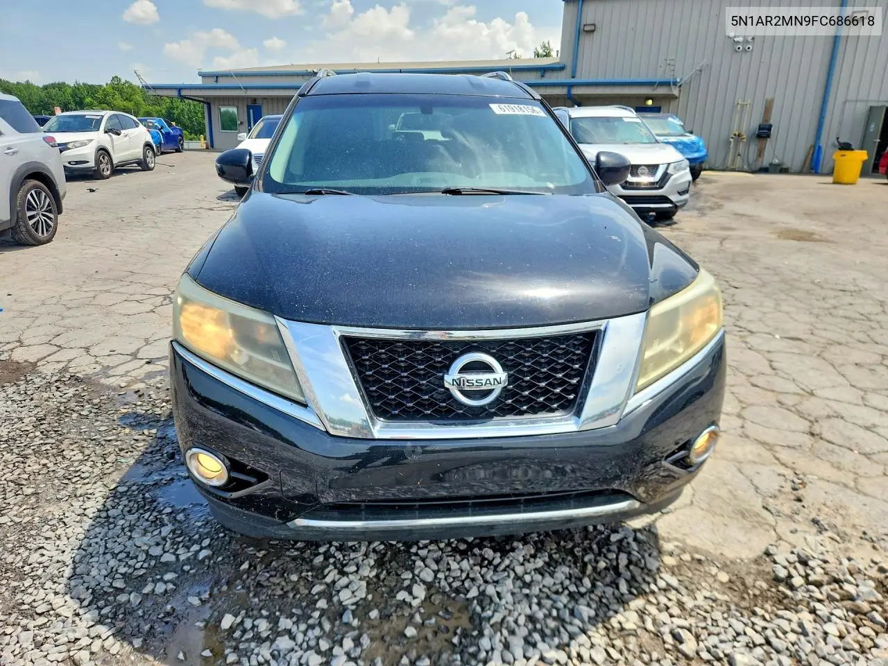 2015 Nissan Pathfinder Sl VIN: 5N1AR2MN9FC686618 Lot: 61918156