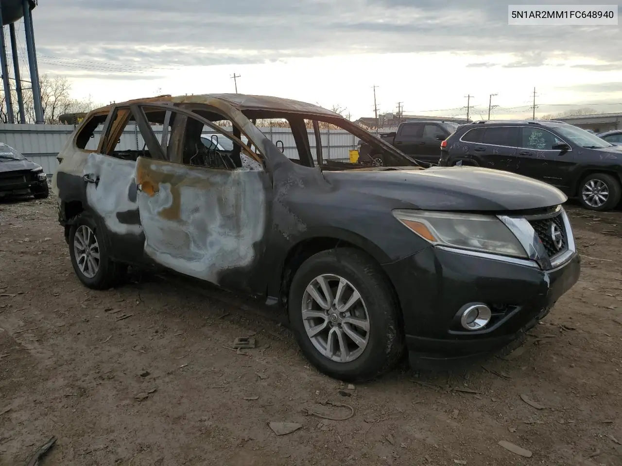 2015 Nissan Pathfinder VIN: 5N1AR2MM1FC648940 Lot: 93232995