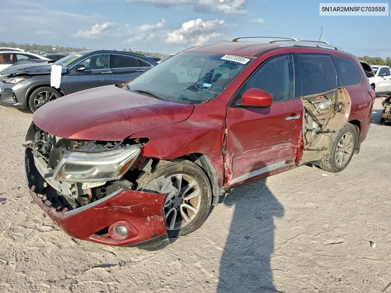 5N1AR2MN5FC703558 2015 Nissan Pathfinder S