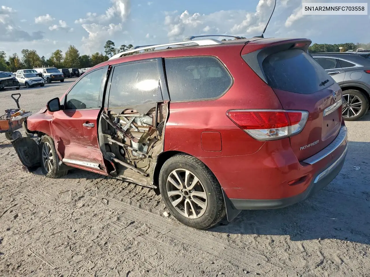 5N1AR2MN5FC703558 2015 Nissan Pathfinder S