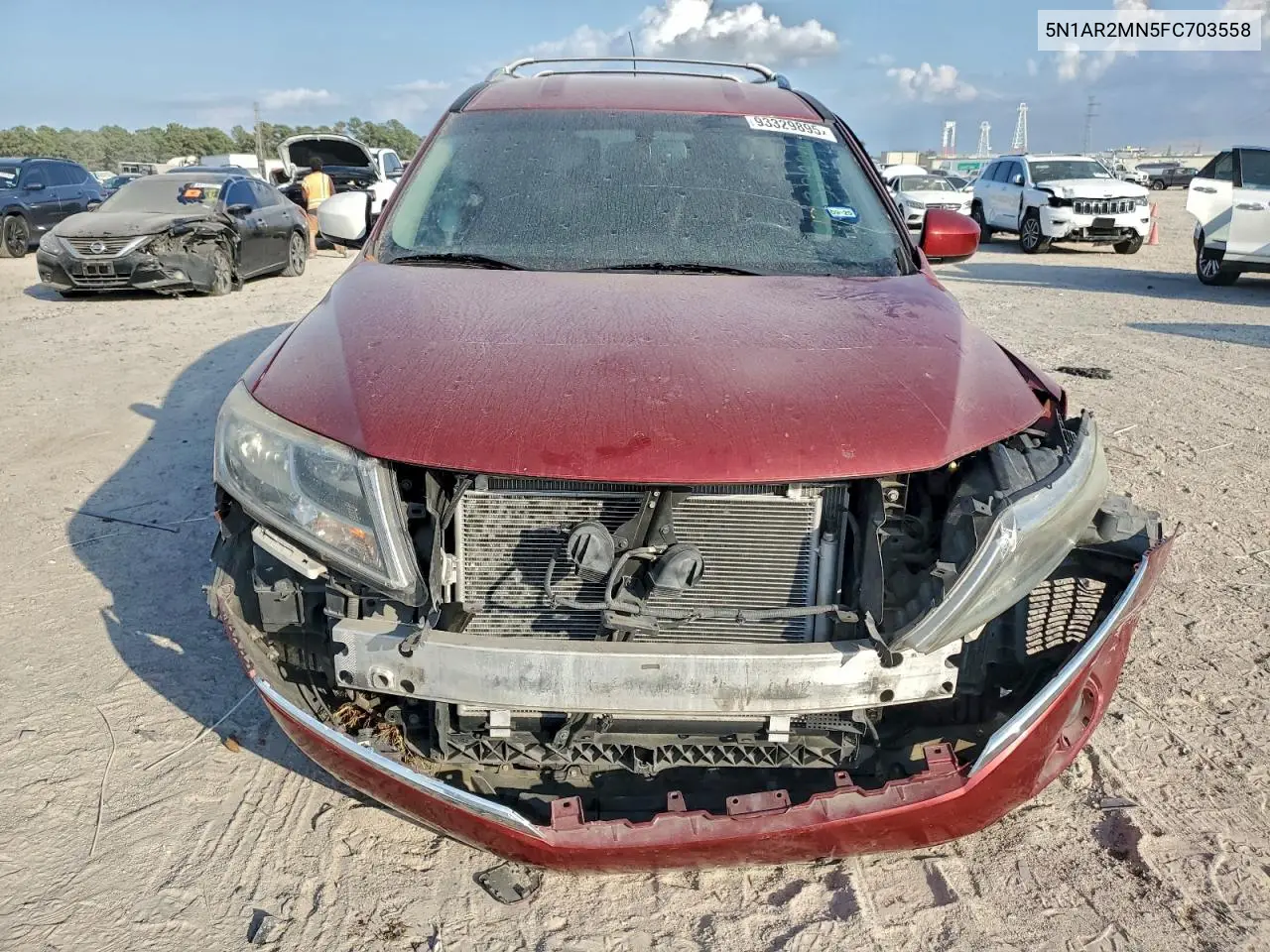 5N1AR2MN5FC703558 2015 Nissan Pathfinder S