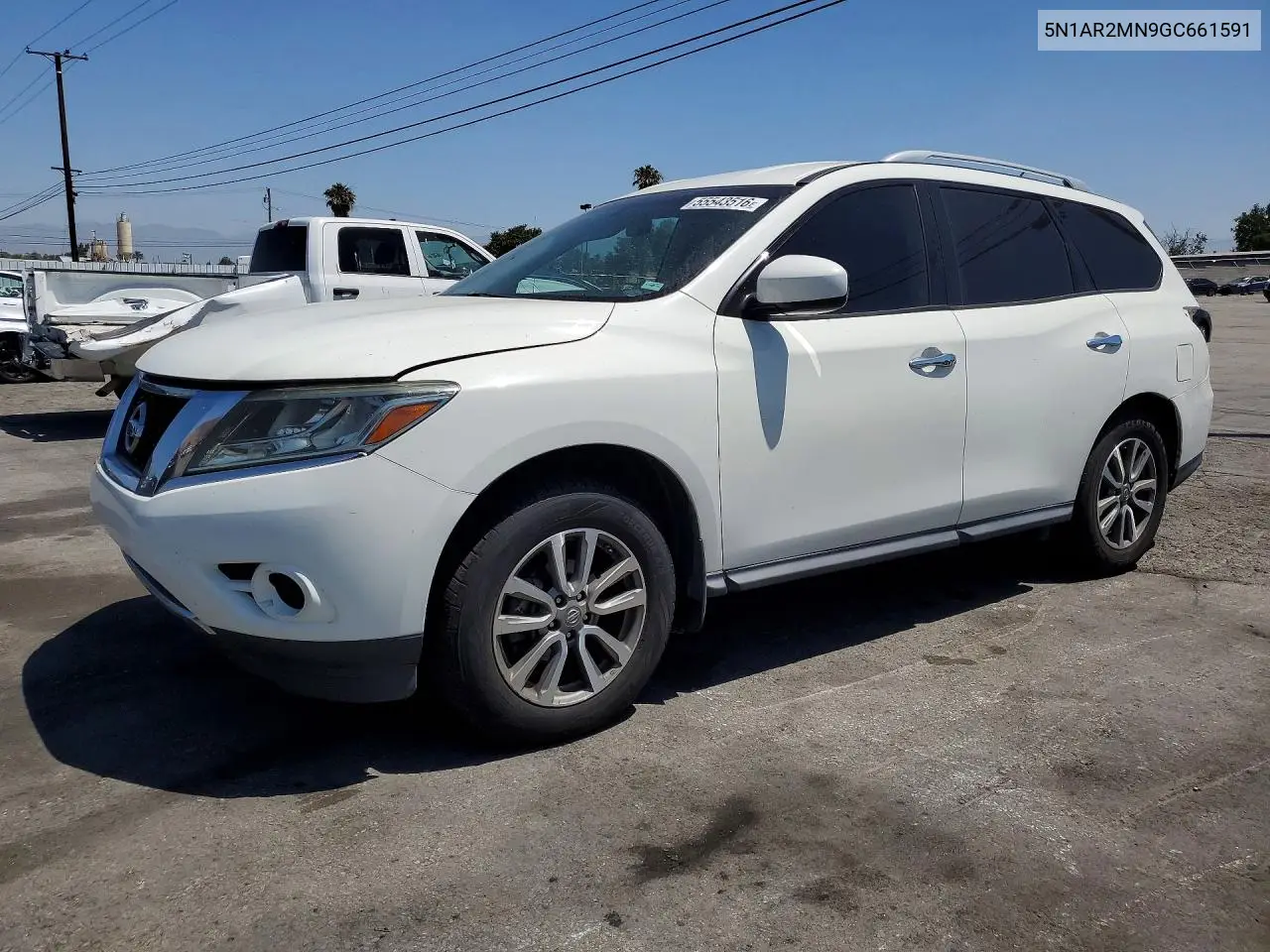 2016 Nissan Pathfinder S VIN: 5N1AR2MN9GC661591 Lot: 55543516