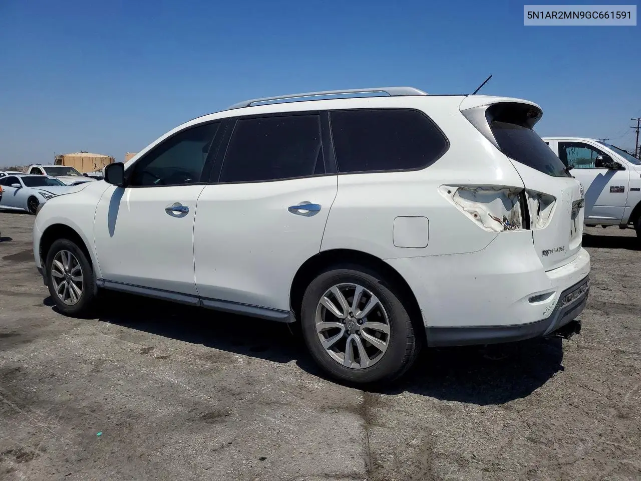 2016 Nissan Pathfinder S VIN: 5N1AR2MN9GC661591 Lot: 55543516