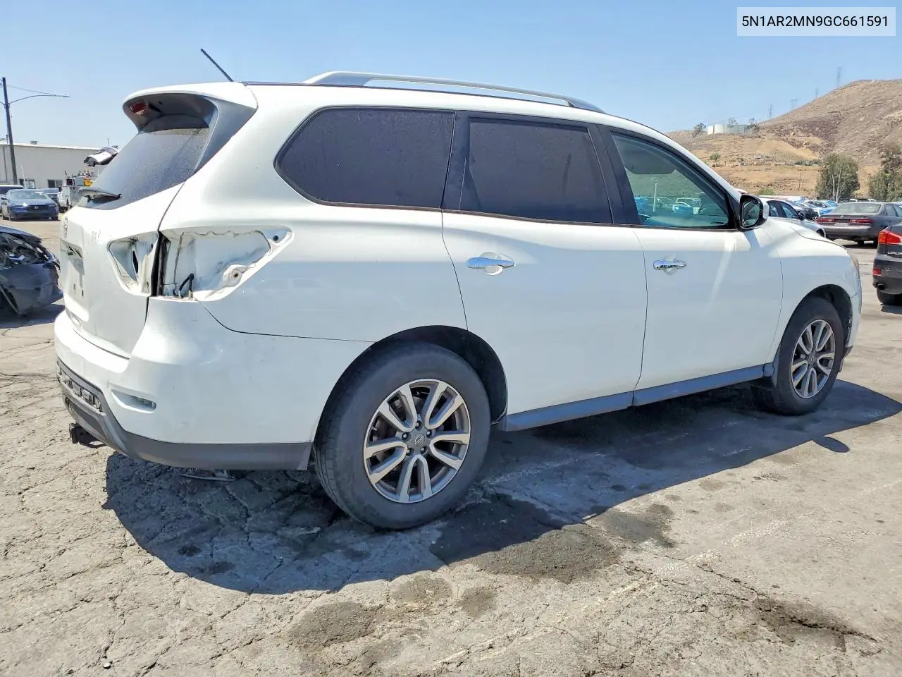 2016 Nissan Pathfinder S VIN: 5N1AR2MN9GC661591 Lot: 55543516