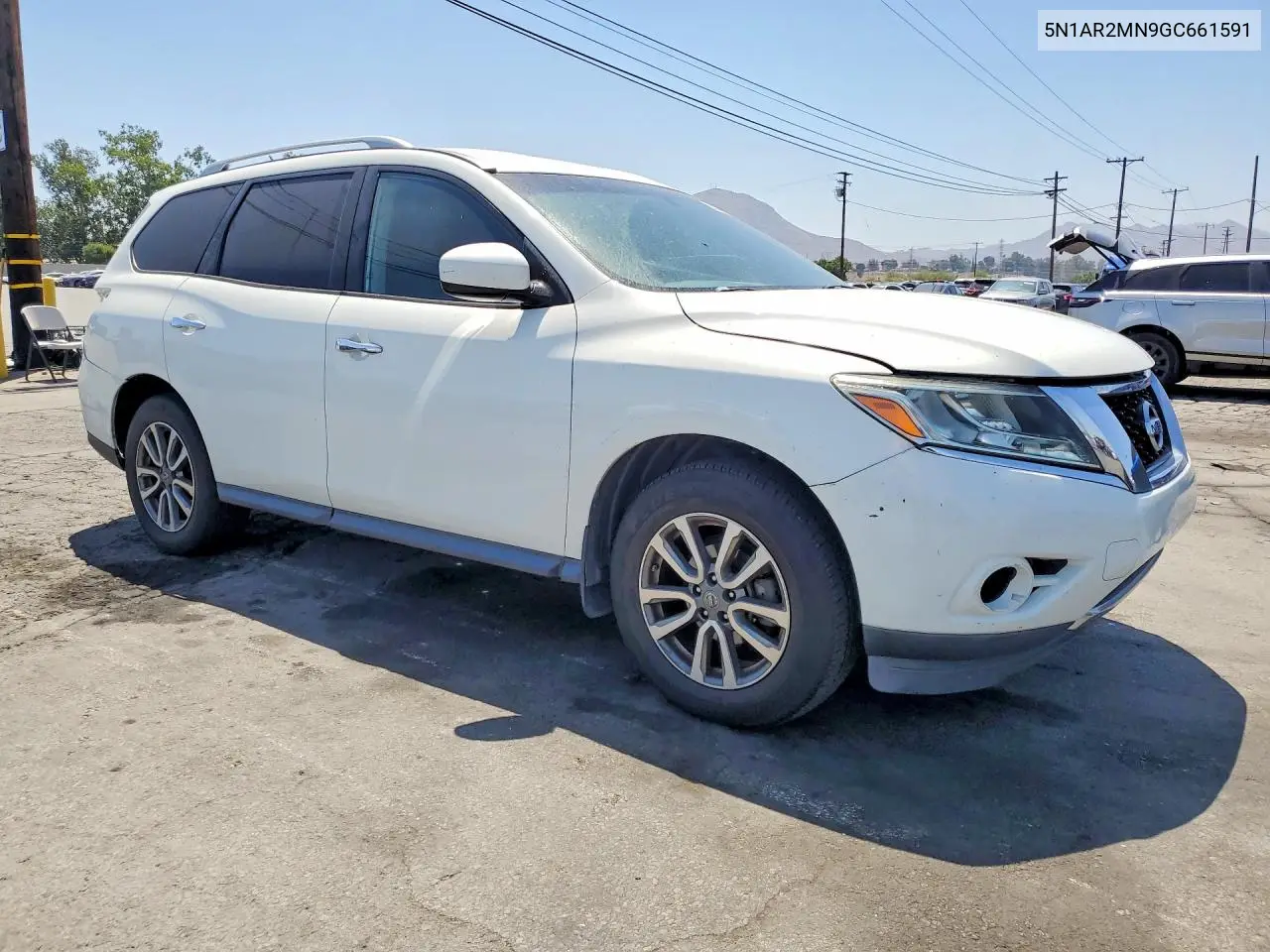 2016 Nissan Pathfinder S VIN: 5N1AR2MN9GC661591 Lot: 55543516