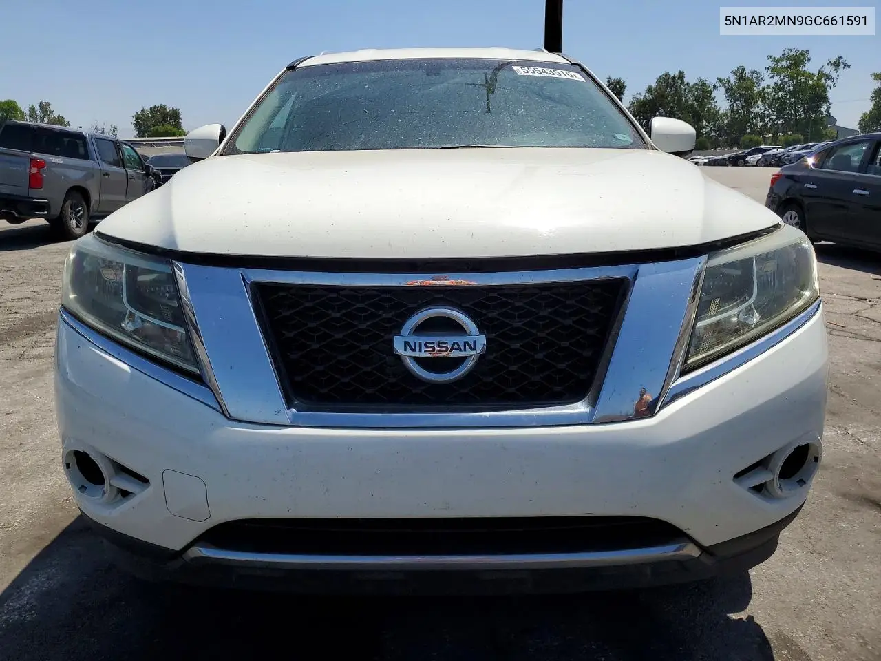 2016 Nissan Pathfinder S VIN: 5N1AR2MN9GC661591 Lot: 55543516