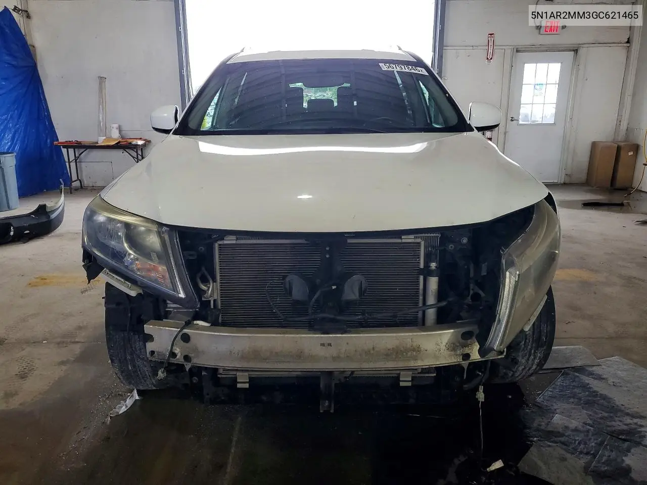 2016 Nissan Pathfinder Sv VIN: 5N1AR2MM3GC621465 Lot: 56797846