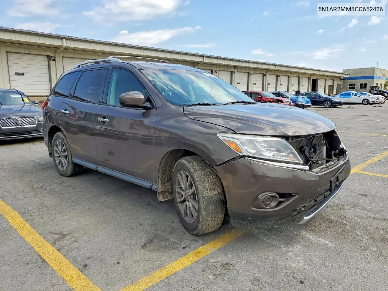 2016 Nissan Pathfinder S VIN: 5N1AR2MM5GC652426 Lot: 57668406