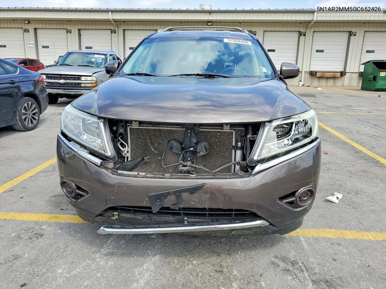 2016 Nissan Pathfinder S VIN: 5N1AR2MM5GC652426 Lot: 57668406