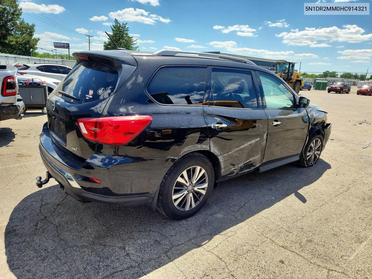 2017 Nissan Pathfinder S VIN: 5N1DR2MM0HC914321 Lot: 55776366