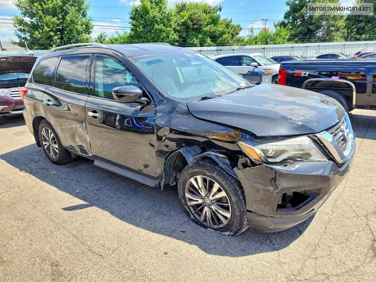 2017 Nissan Pathfinder S VIN: 5N1DR2MM0HC914321 Lot: 55776366