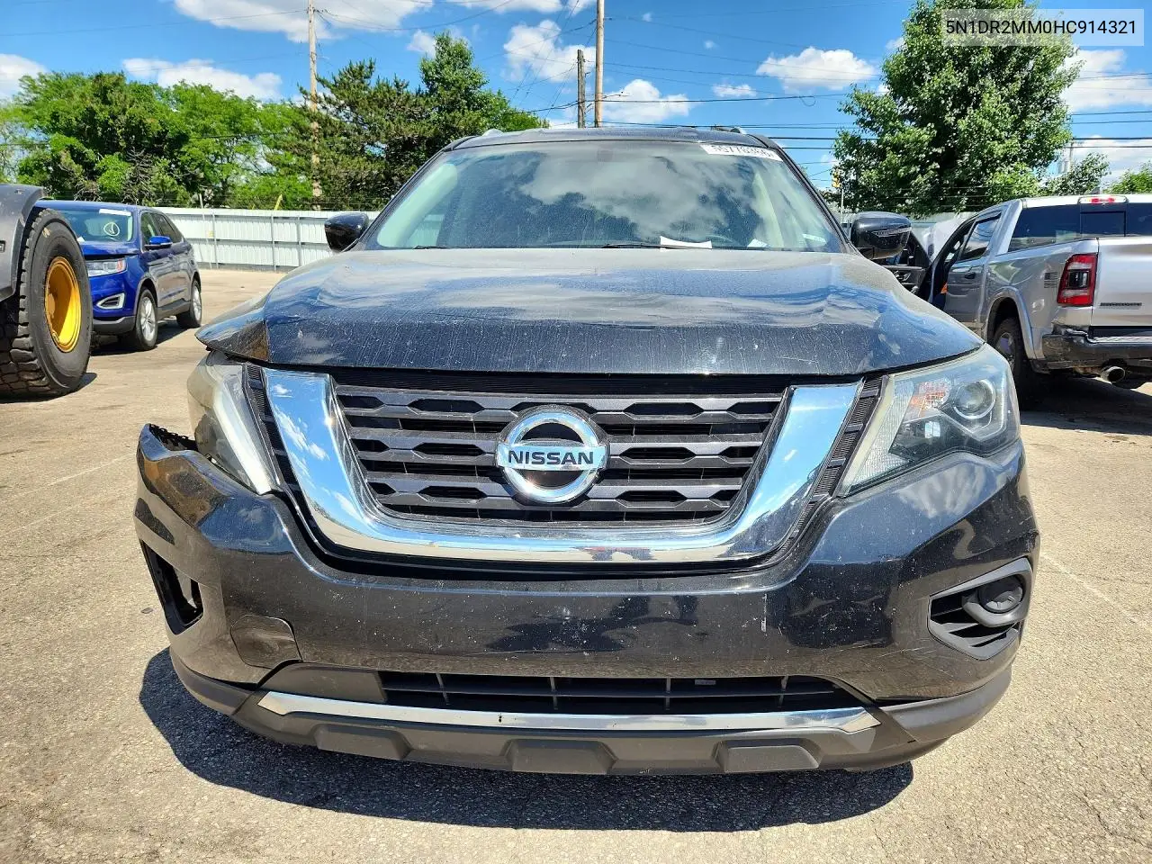 2017 Nissan Pathfinder S VIN: 5N1DR2MM0HC914321 Lot: 55776366