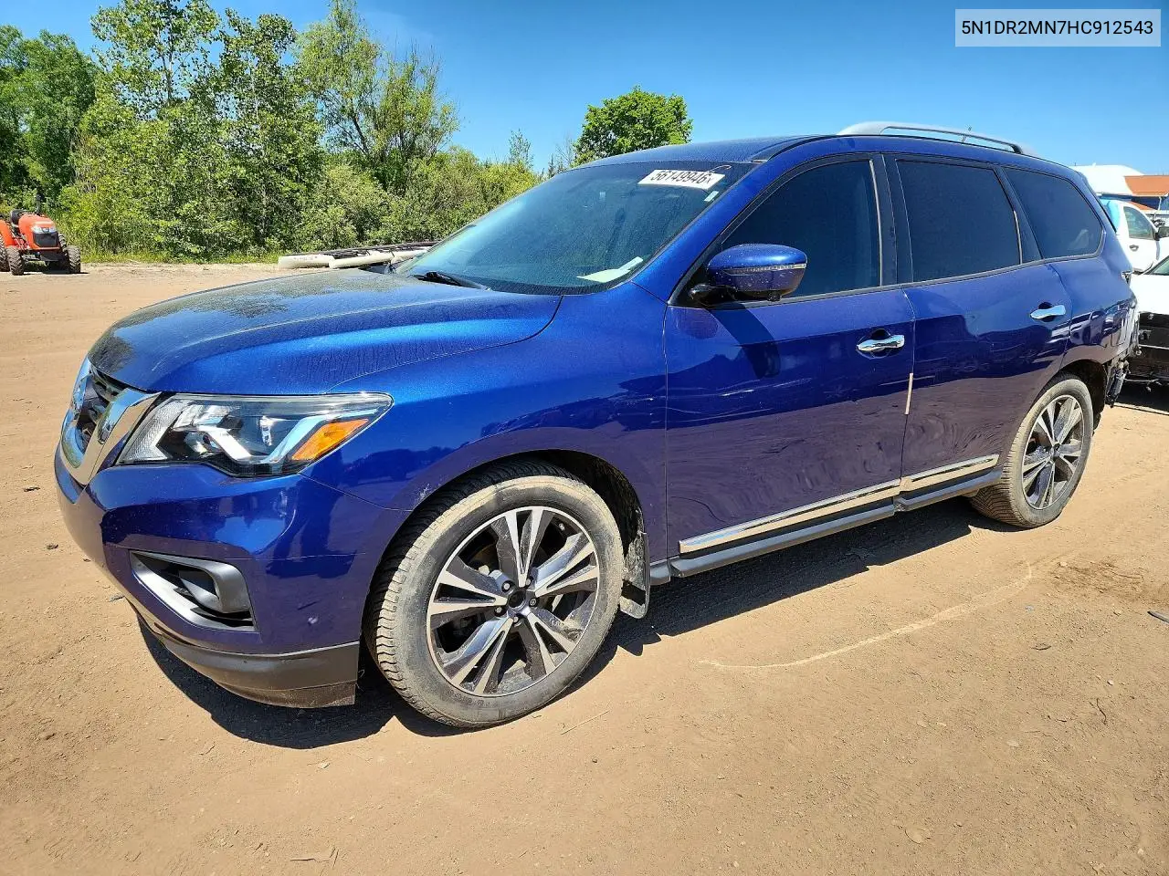 2017 Nissan Pathfinder Platinum VIN: 5N1DR2MN7HC912543 Lot: 56149946