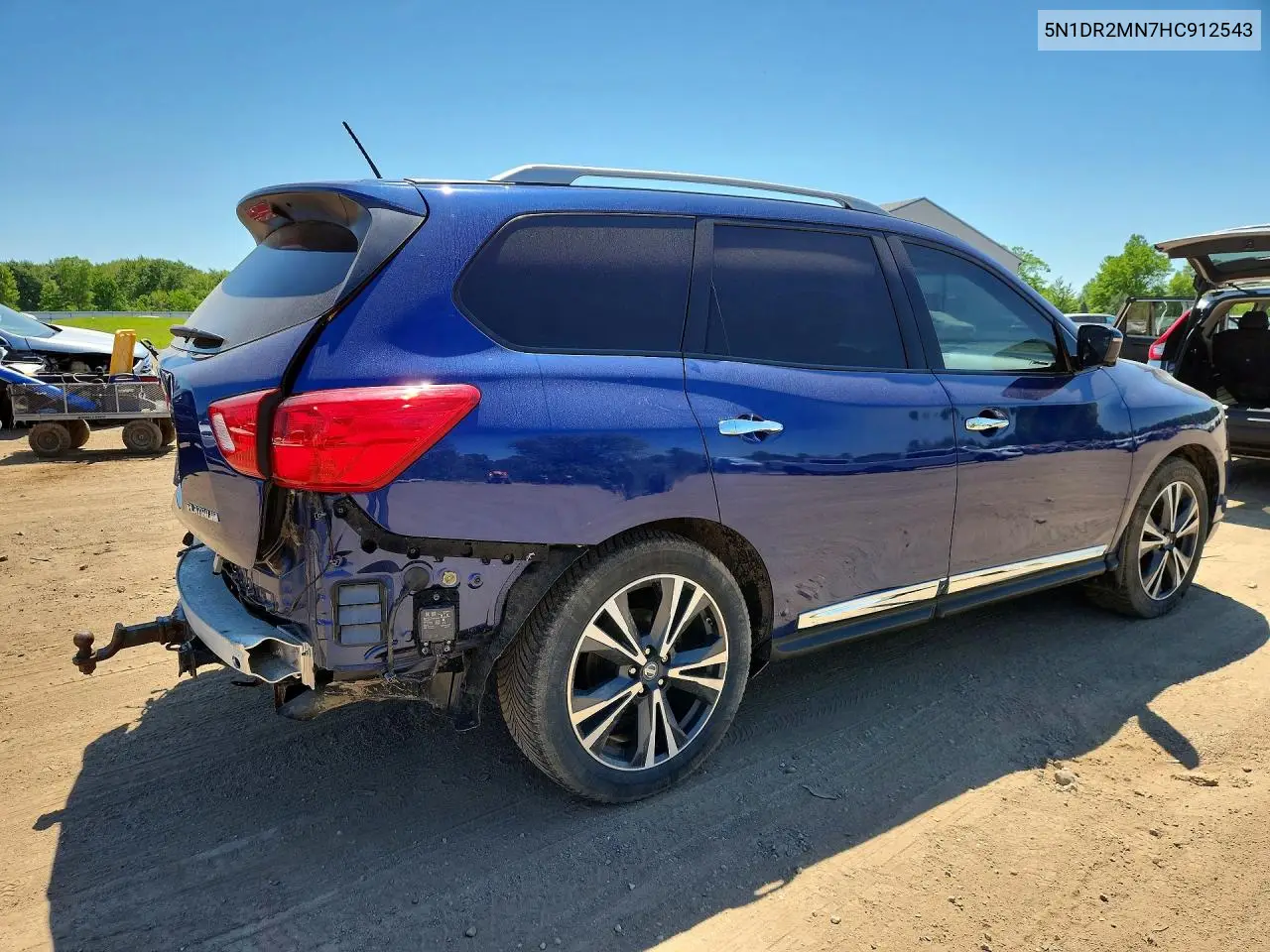 2017 Nissan Pathfinder Platinum VIN: 5N1DR2MN7HC912543 Lot: 56149946