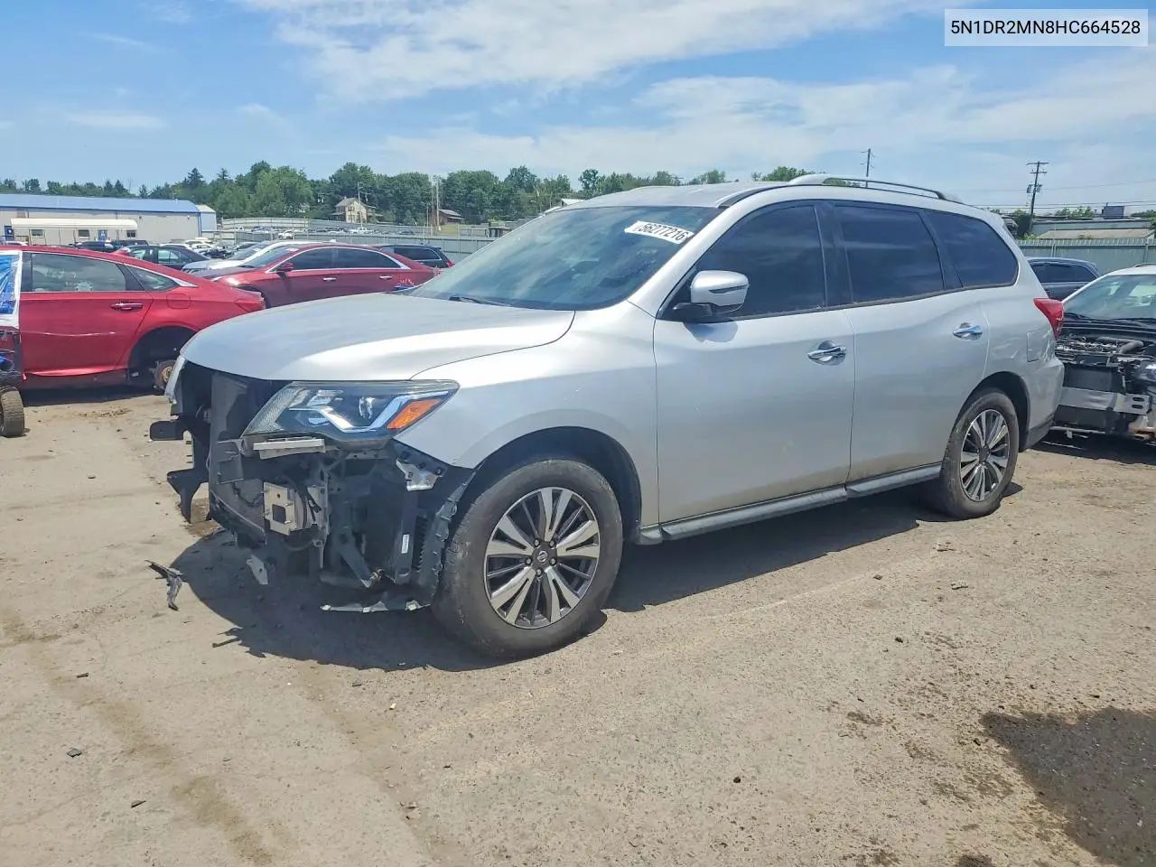 2017 Nissan Pathfinder Sv VIN: 5N1DR2MN8HC664528 Lot: 56277216