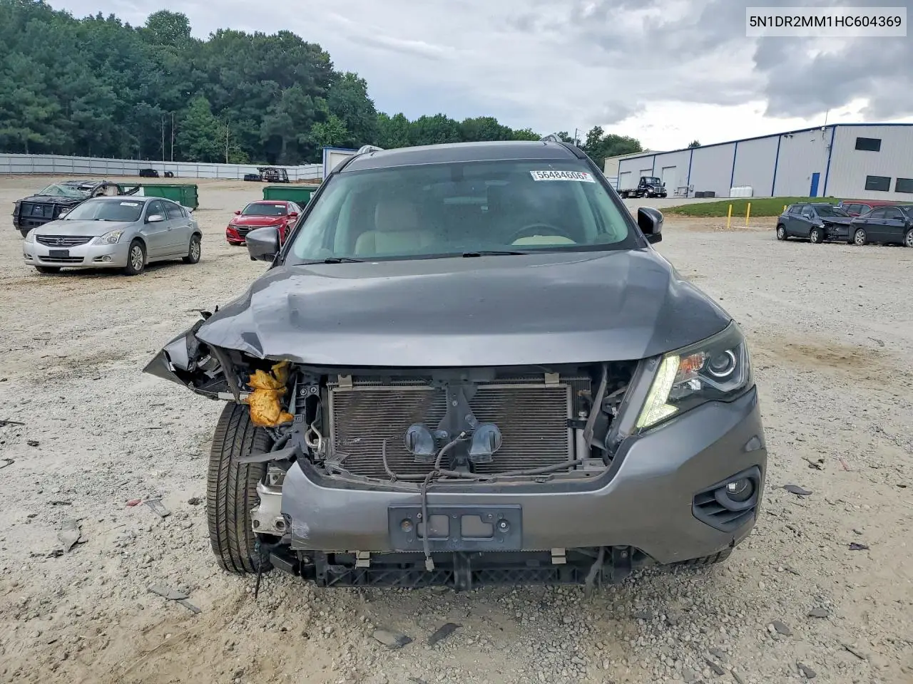 2017 Nissan Pathfinder Sl VIN: 5N1DR2MM1HC604369 Lot: 56484606