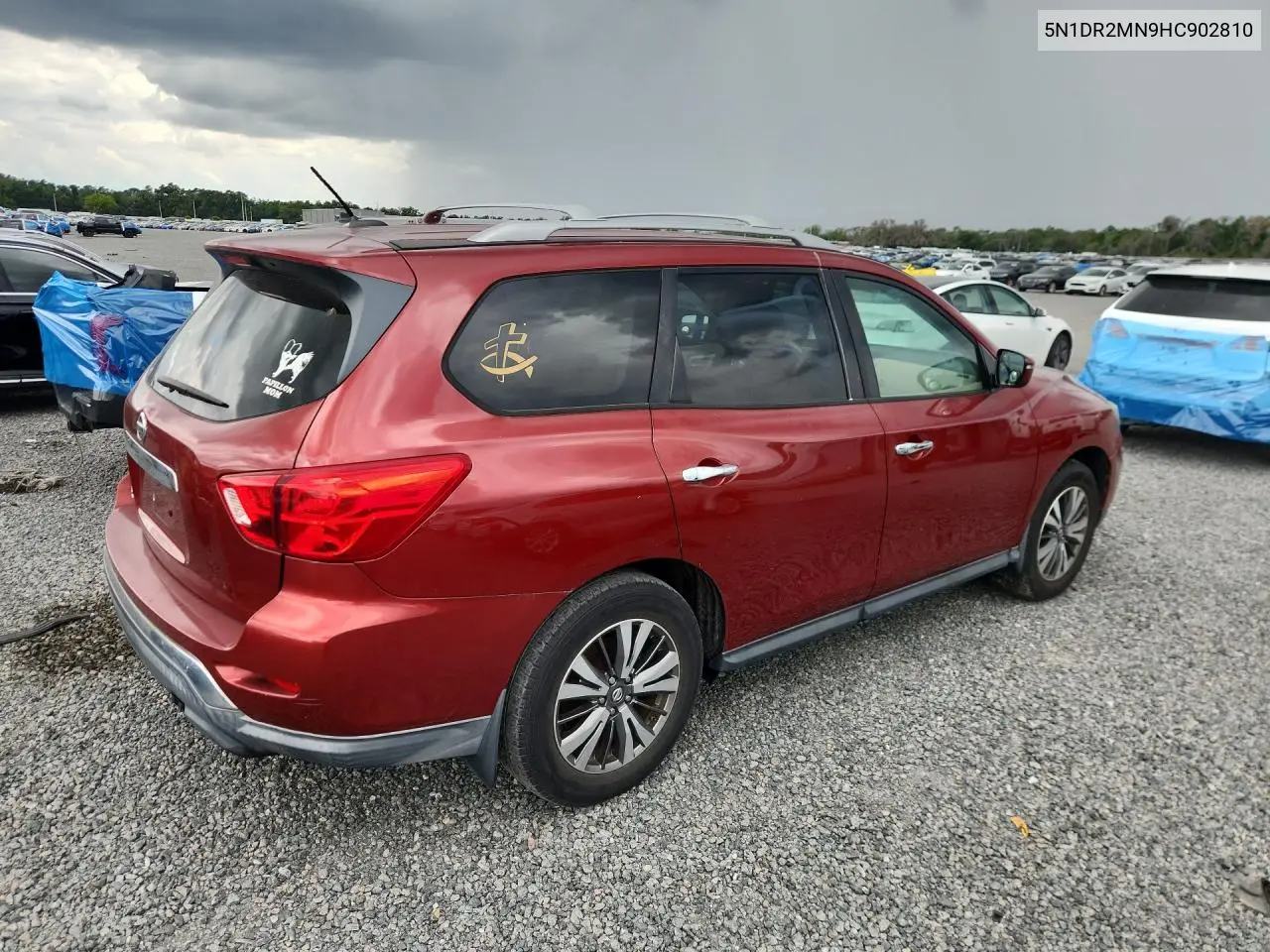 2017 Nissan Pathfinder S VIN: 5N1DR2MN9HC902810 Lot: 56714676