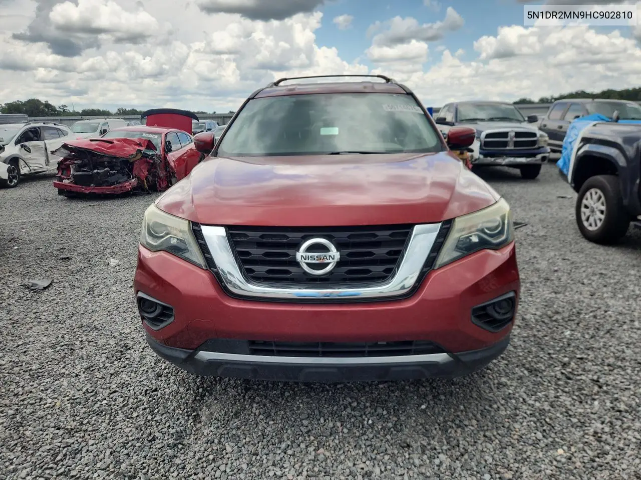 2017 Nissan Pathfinder S VIN: 5N1DR2MN9HC902810 Lot: 56714676