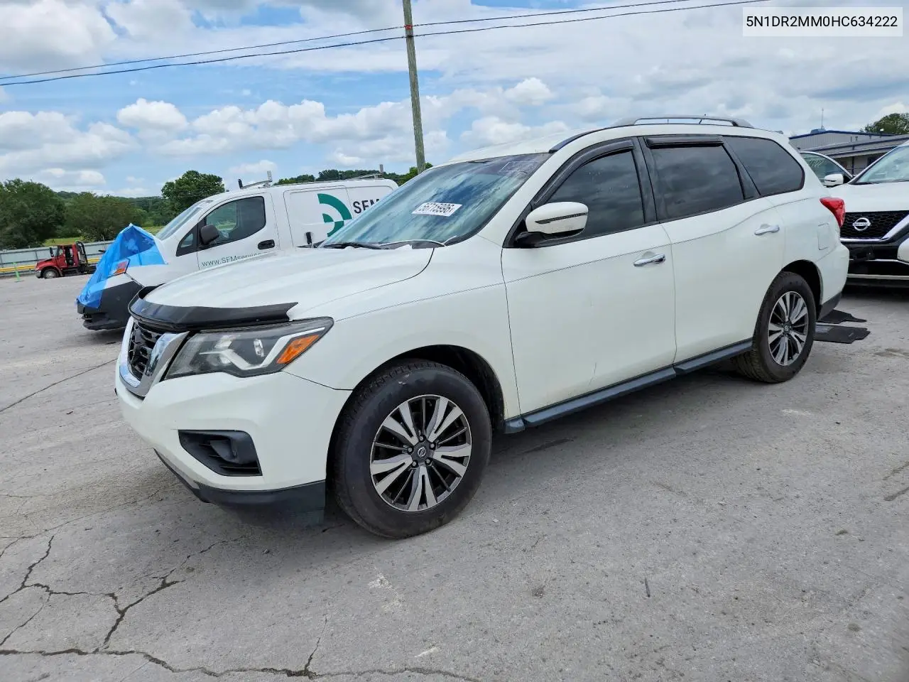 2017 Nissan Pathfinder S VIN: 5N1DR2MM0HC634222 Lot: 56715996