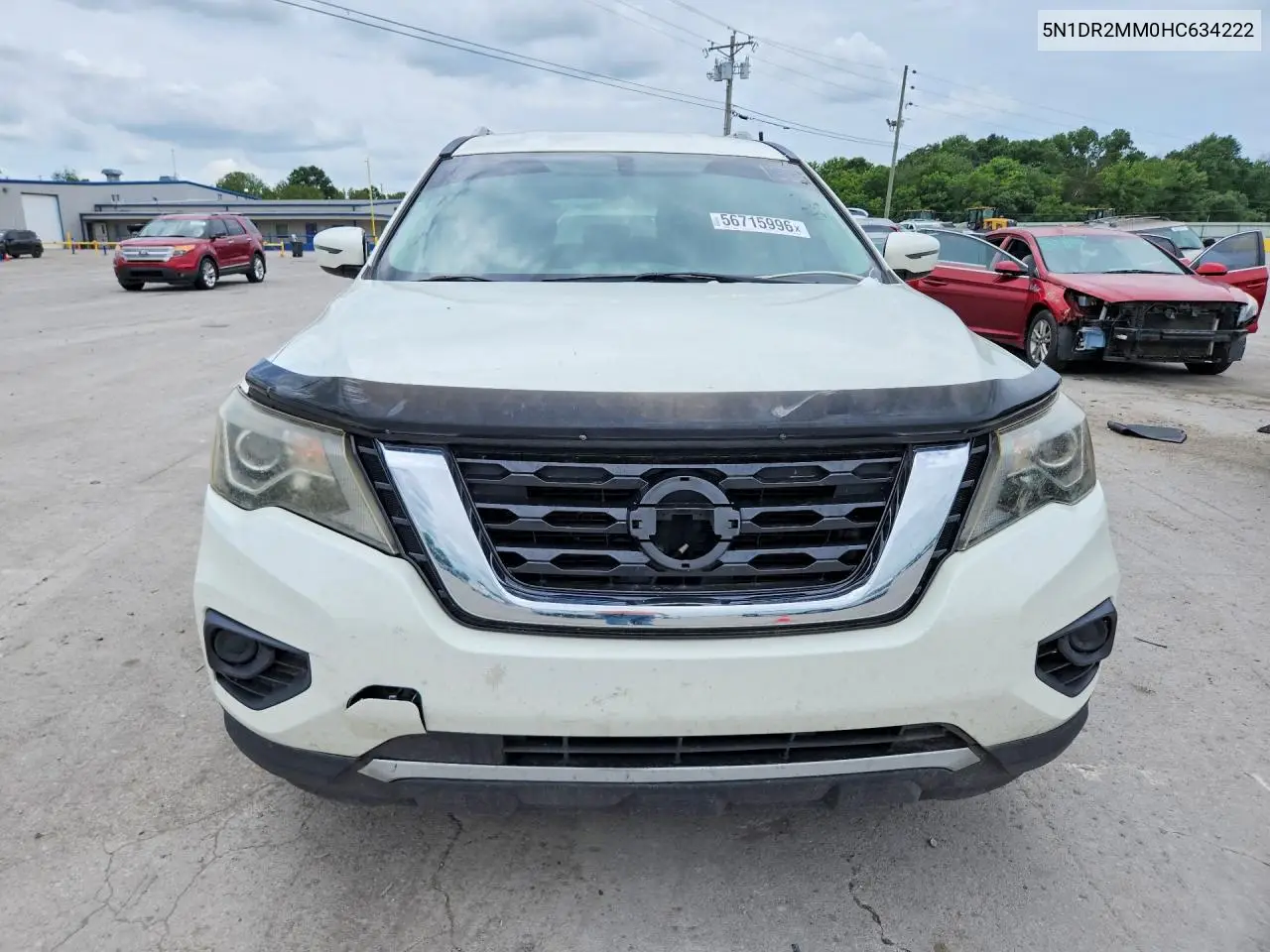 2017 Nissan Pathfinder S VIN: 5N1DR2MM0HC634222 Lot: 56715996