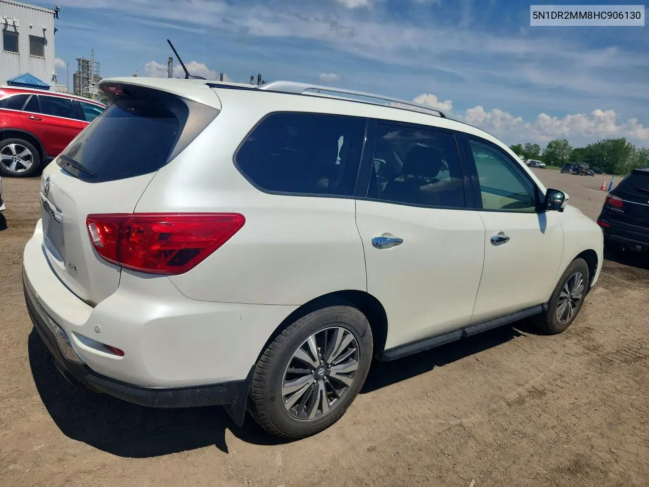2017 Nissan Pathfinder S VIN: 5N1DR2MM8HC906130 Lot: 57312066
