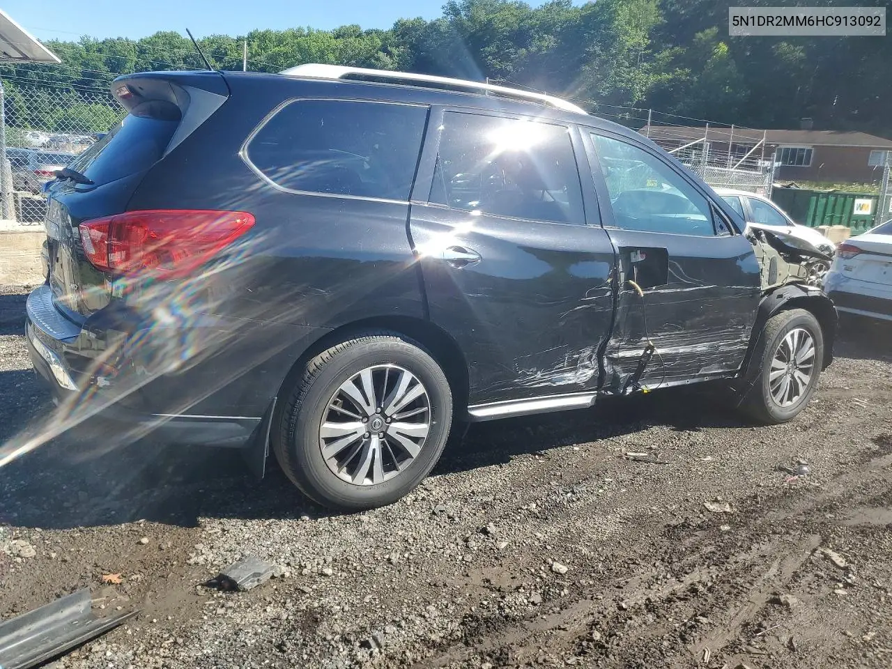 2017 Nissan Pathfinder Sv VIN: 5N1DR2MM6HC913092 Lot: 57351046