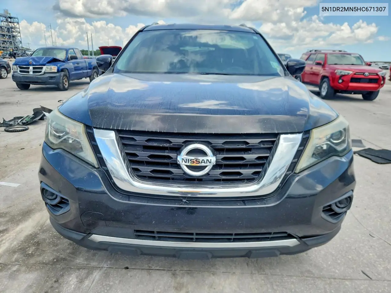 2017 Nissan Pathfinder S VIN: 5N1DR2MN5HC671307 Lot: 57376116