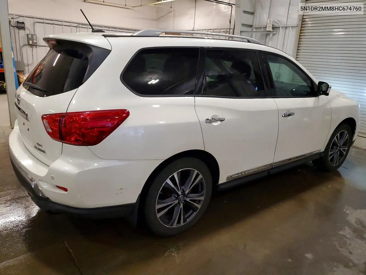 2017 Nissan Pathfinder Platinum VIN: 5N1DR2MM8HC674760 Lot: 57390746