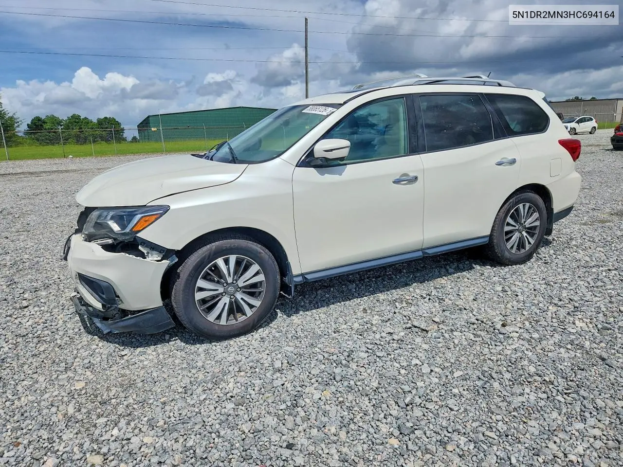 5N1DR2MN3HC694164 2017 Nissan Pathfinder Sl