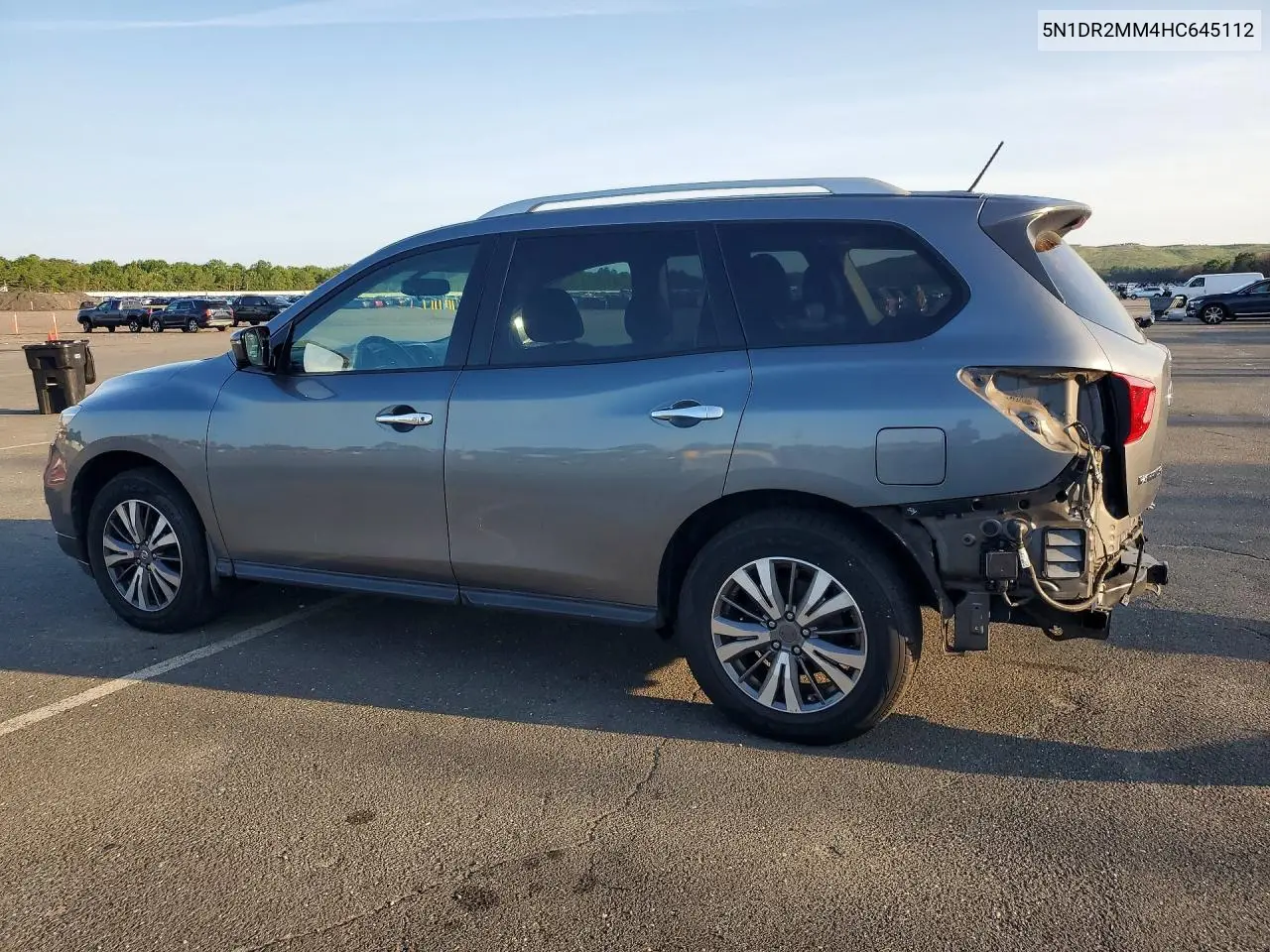 2017 Nissan Pathfinder Sl VIN: 5N1DR2MM4HC645112 Lot: 61545256