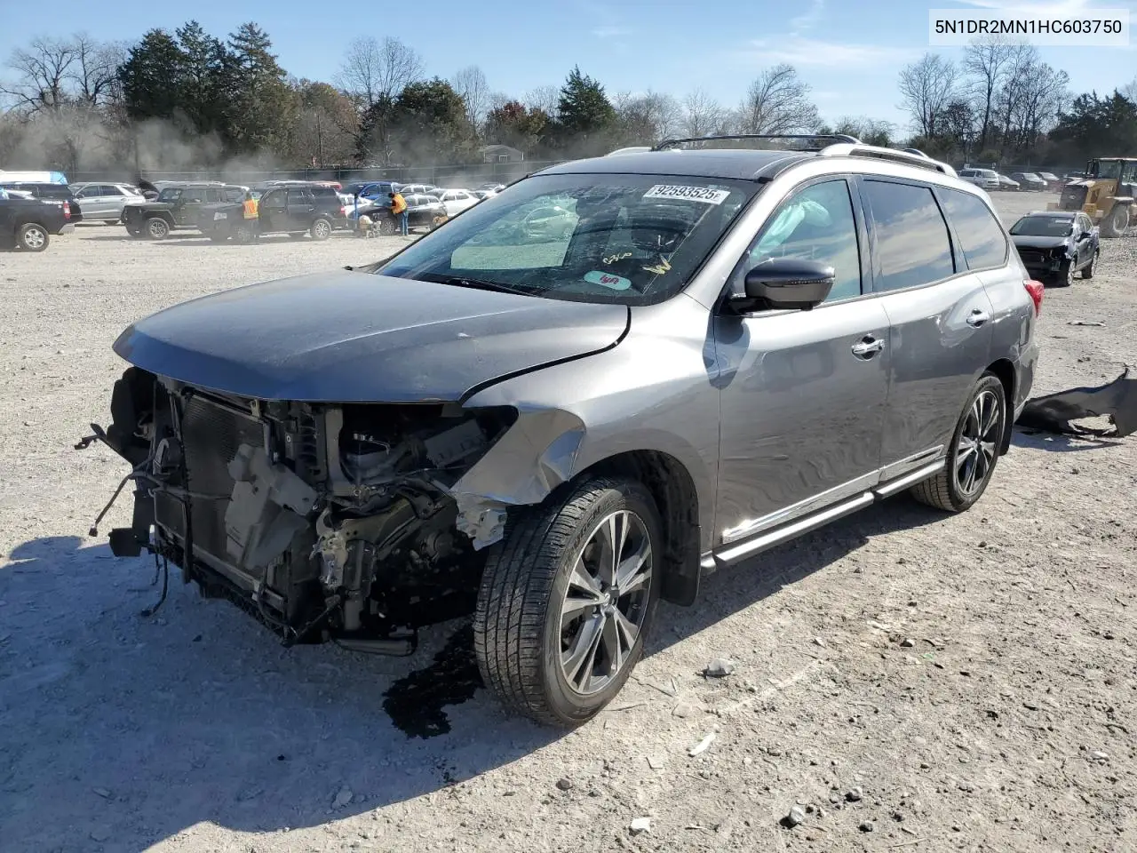 5N1DR2MN1HC603750 2017 Nissan Pathfinder S