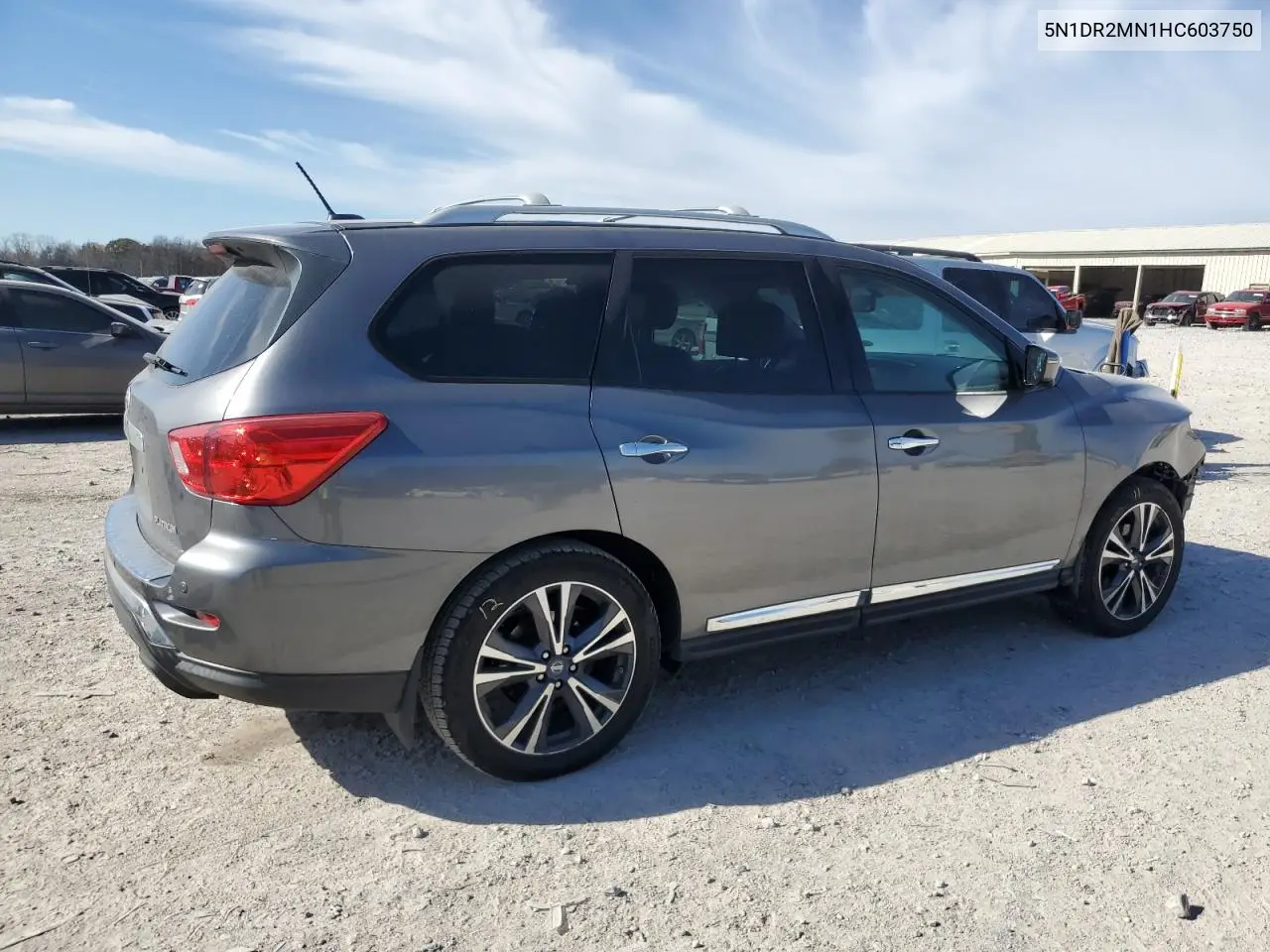 5N1DR2MN1HC603750 2017 Nissan Pathfinder S
