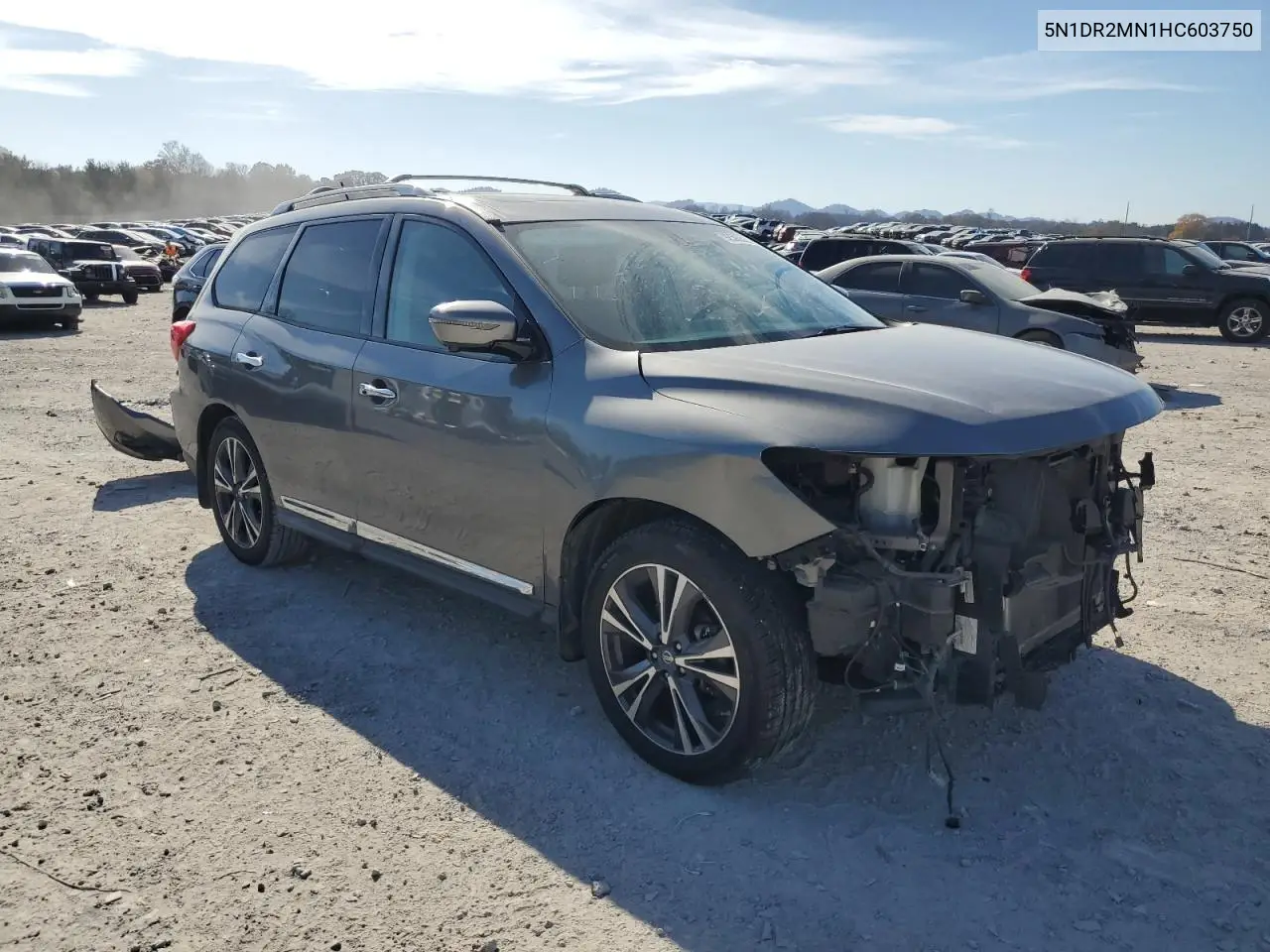 5N1DR2MN1HC603750 2017 Nissan Pathfinder S