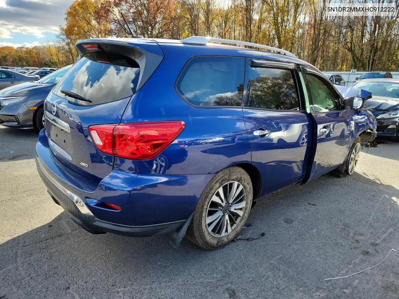 5N1DR2MMXHC912222 2017 Nissan Pathfinder S